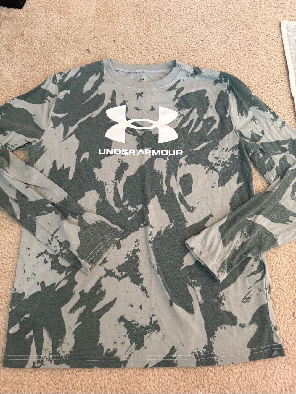 Under Armour Long Sleeve Camo Logo Tee